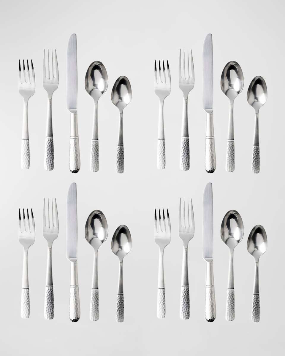 Carine 20-Piece Flatware Set - Bright Satin