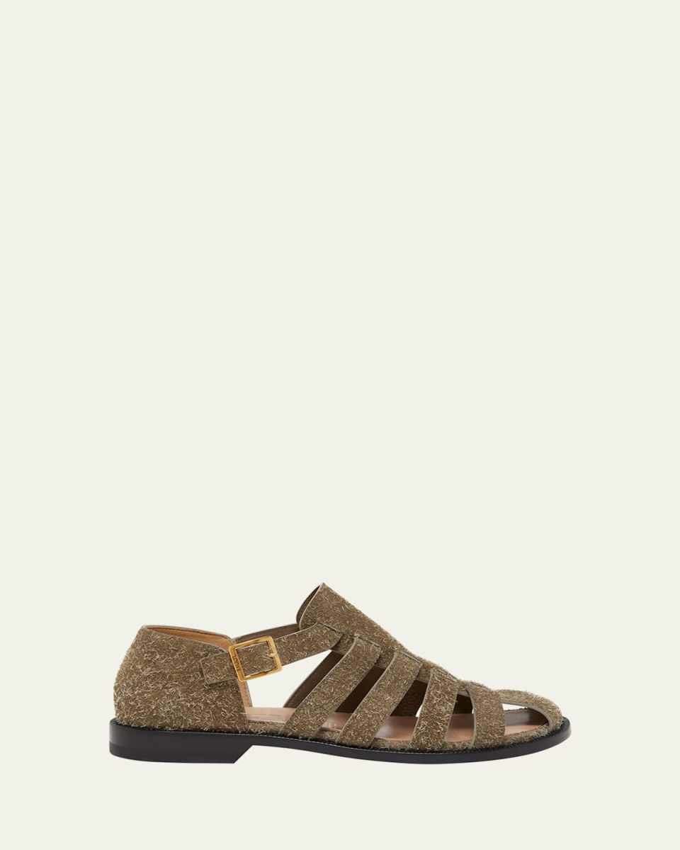 Campo Brushed Suede Fisherman Sandals