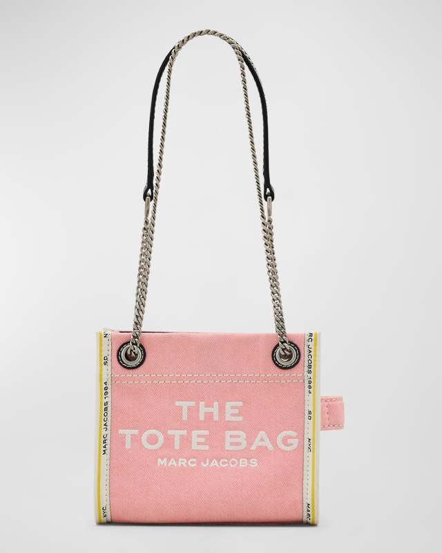 The Denim Chain Crossbody Tote Bag