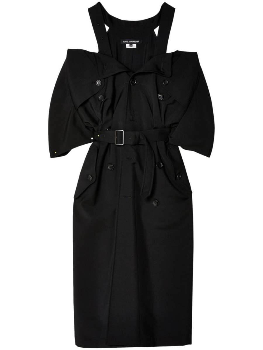 trench midi dress