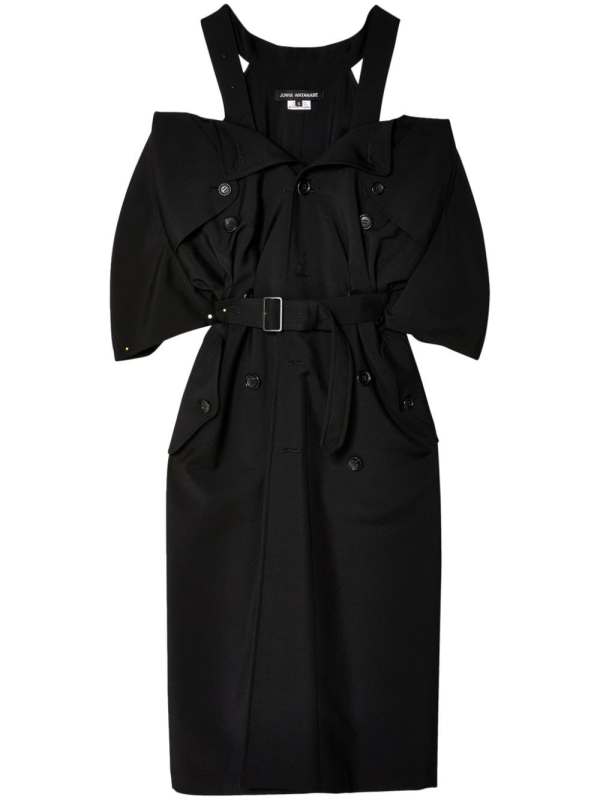 trench midi dress