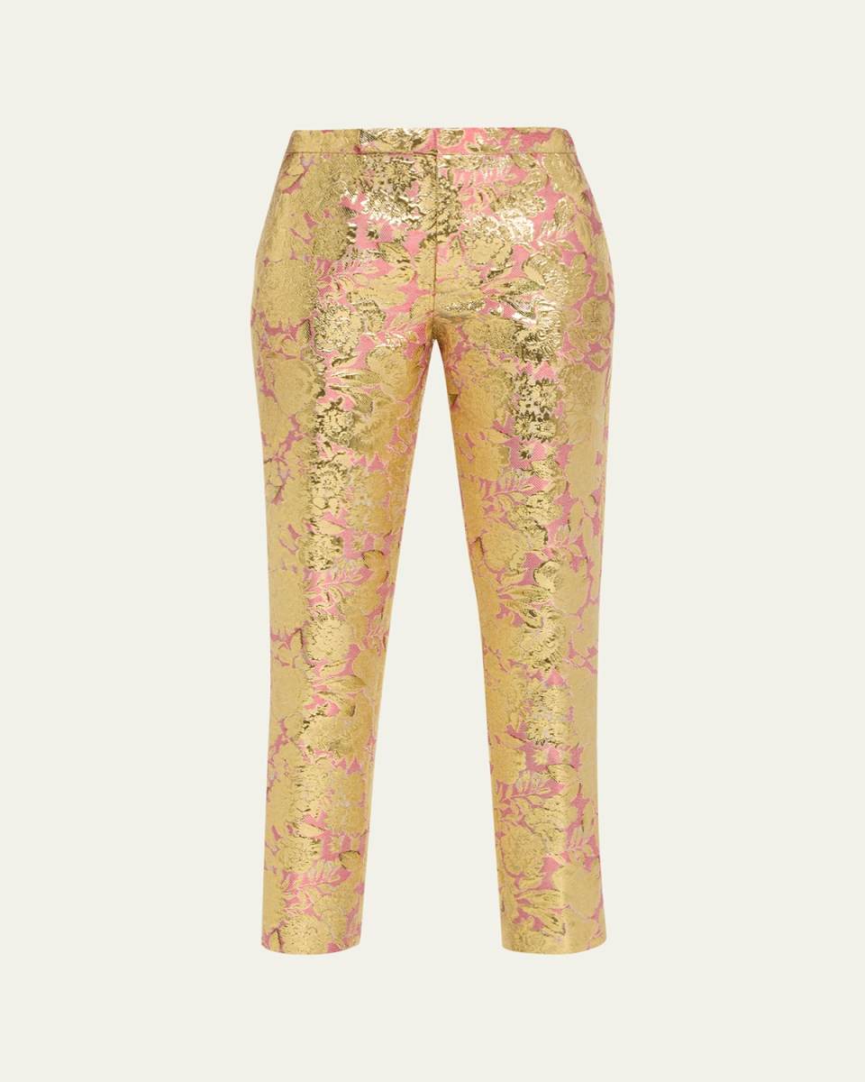 Cost Fan Tutte Brocade Narrow Trousers