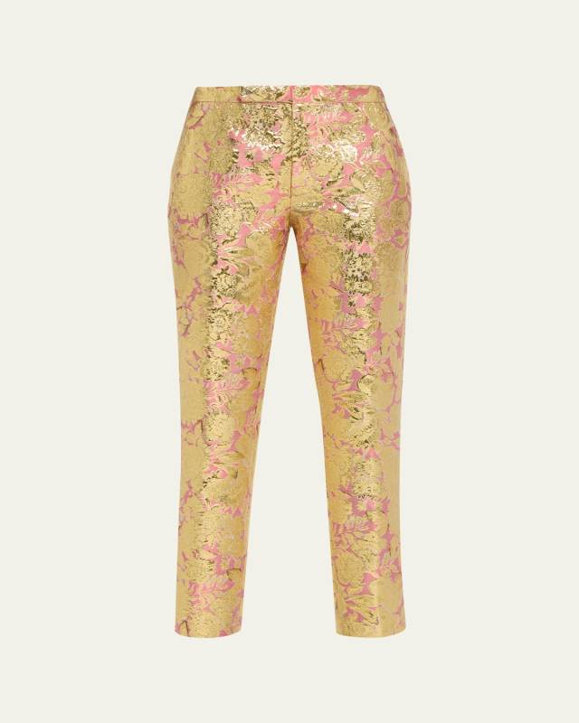 Cost Fan Tutte Brocade Narrow Trousers