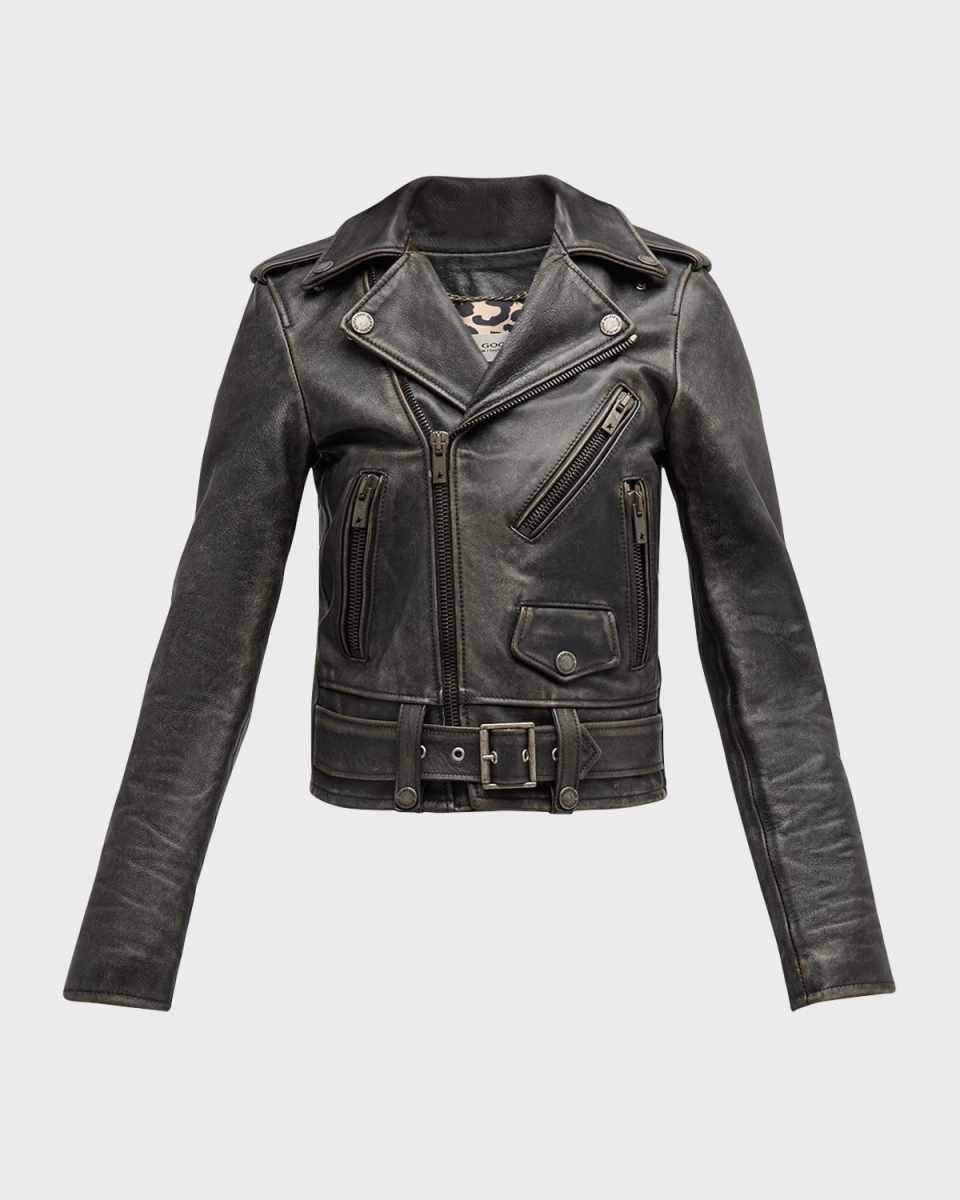 Golden Bull Leather Jacket