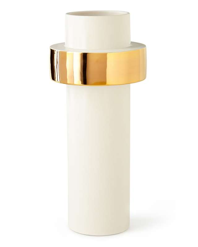 High Golden Ring Vase
