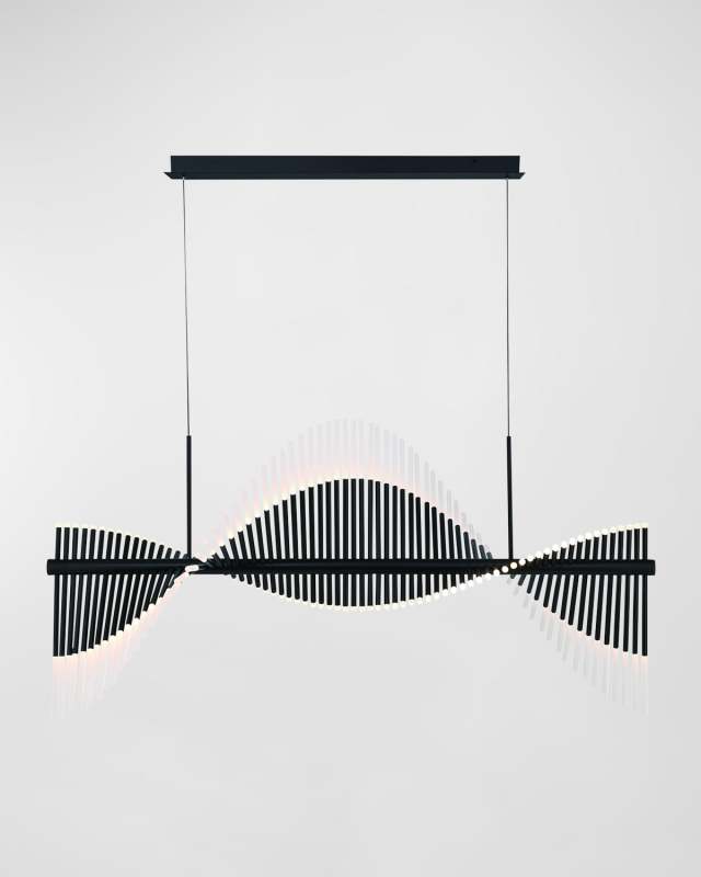 Voltik 59" 144-Light Integrated LED Chandelier