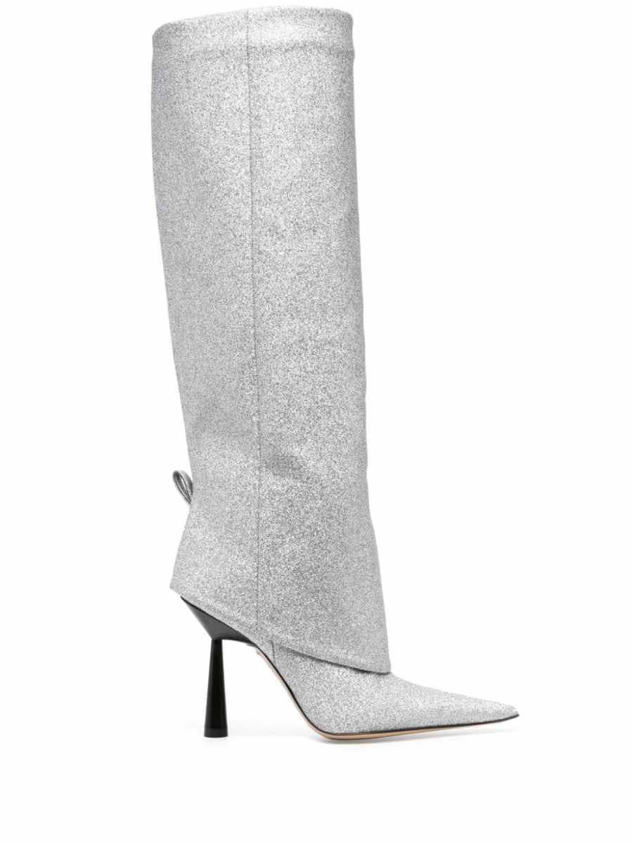 Rosie 110mm glitter-detail boots