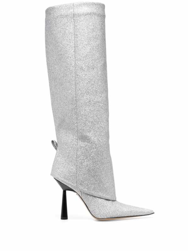 Rosie 110mm glitter-detail boots