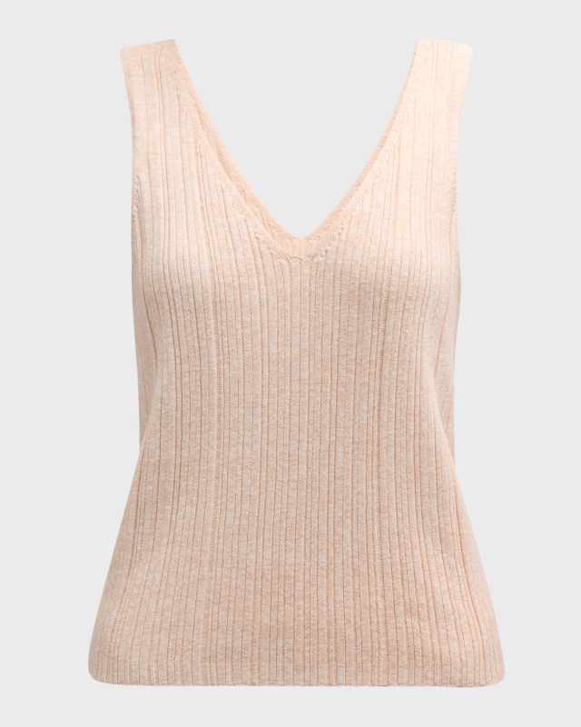 Infinite Ribbed V-Neck Tank