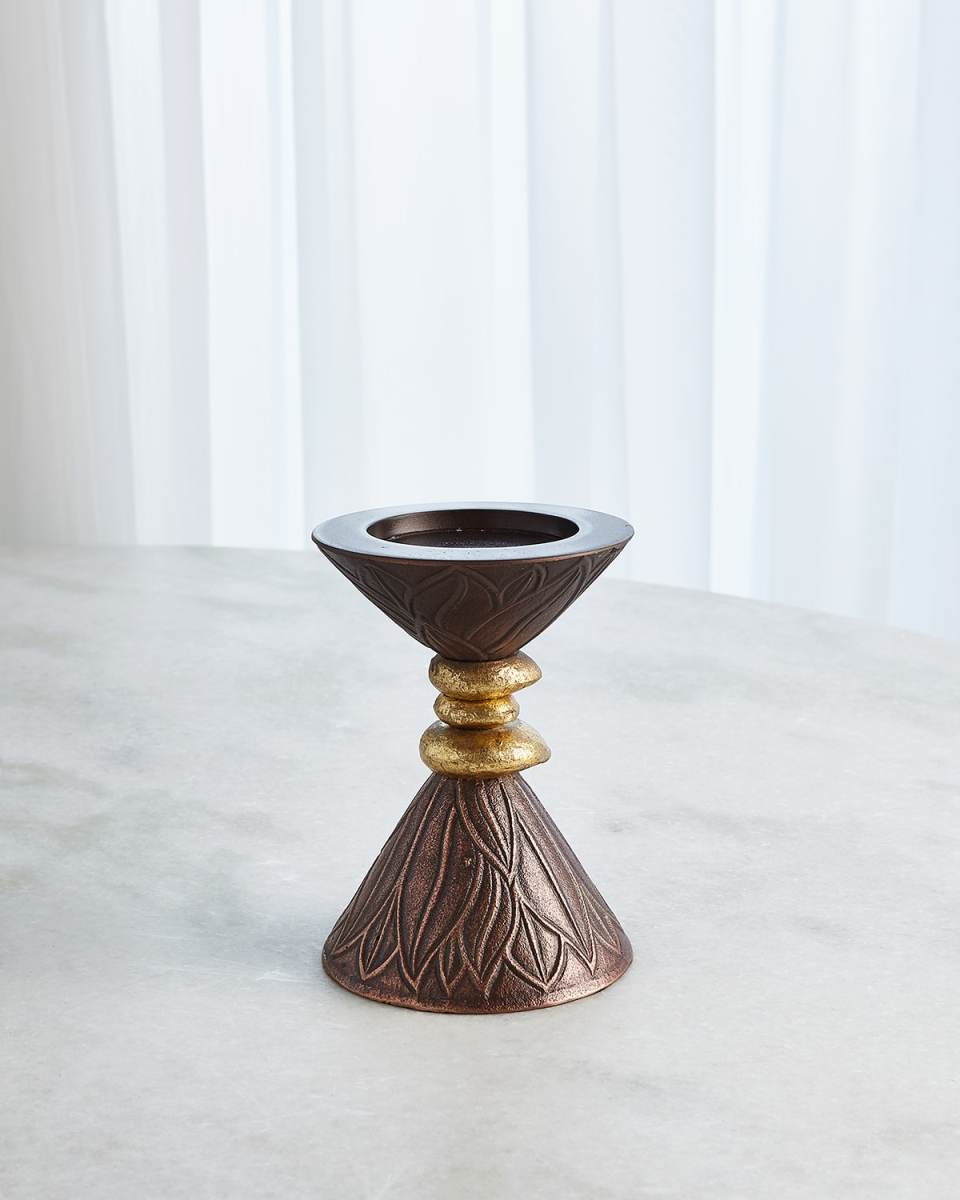 Small Leaf Candle Holder