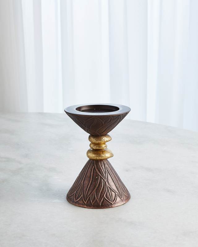 Small Leaf Candle Holder