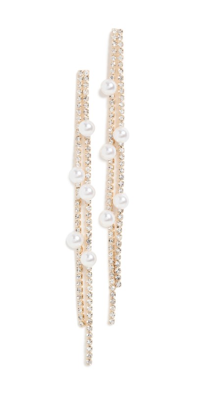 SHASHI Particulire Earrings Gold