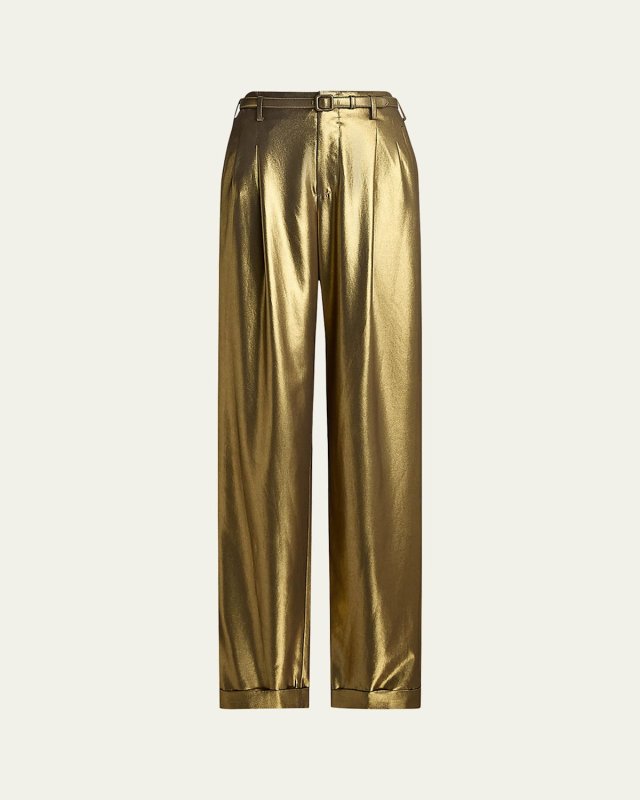 Stamford Foiled Georgette Pants