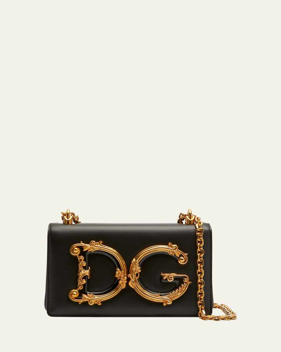 Baroque Small Leather Crossbody Bag