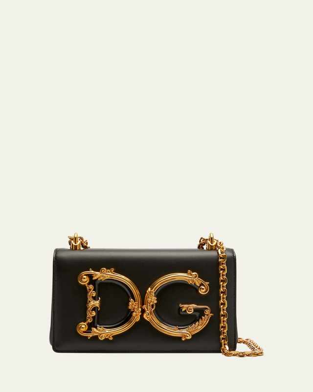 Baroque Small Leather Crossbody Bag