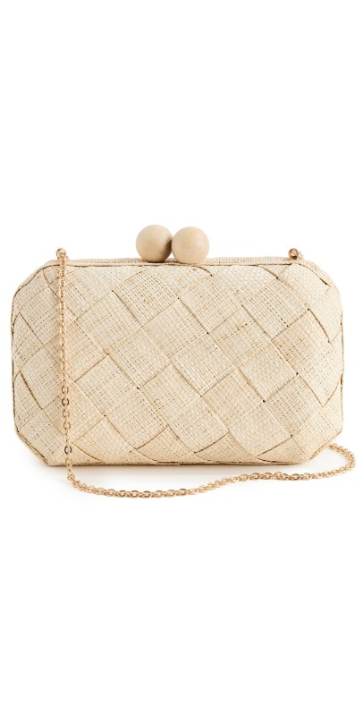 Poolside Bags The Island Clutch Natural