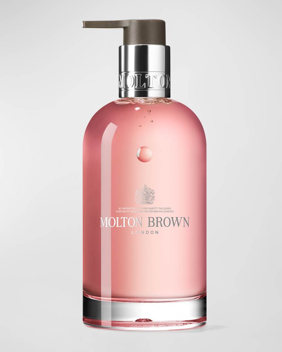 6.8 oz. Rhubarb & Rose Hand Wash in Glass Bottle