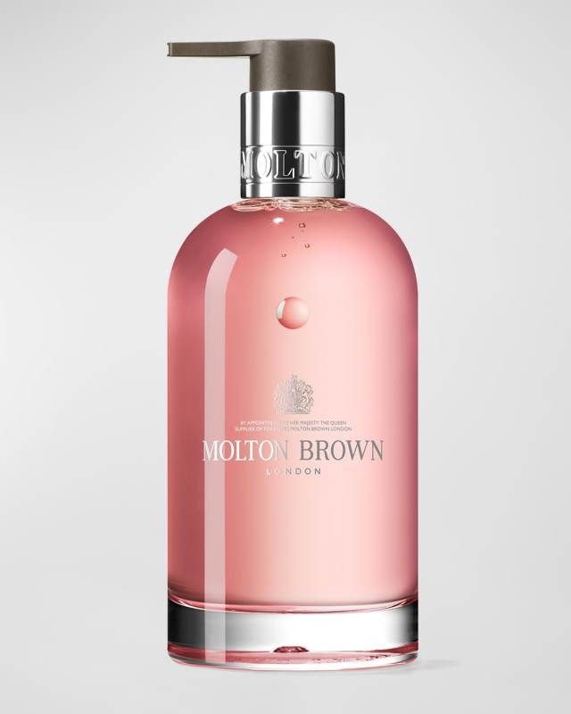 6.8 oz. Rhubarb & Rose Hand Wash in Glass Bottle