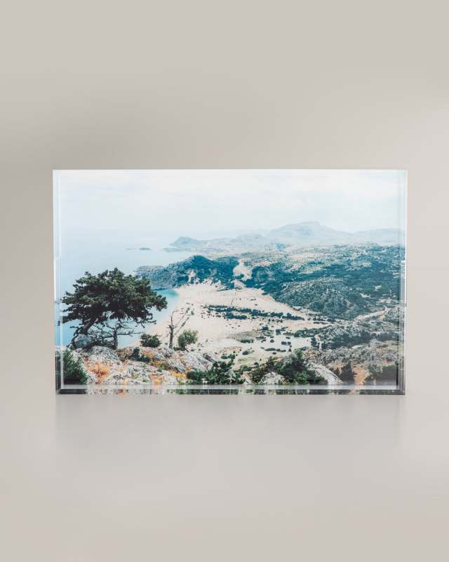 View From Above Acrylic Serving Tray