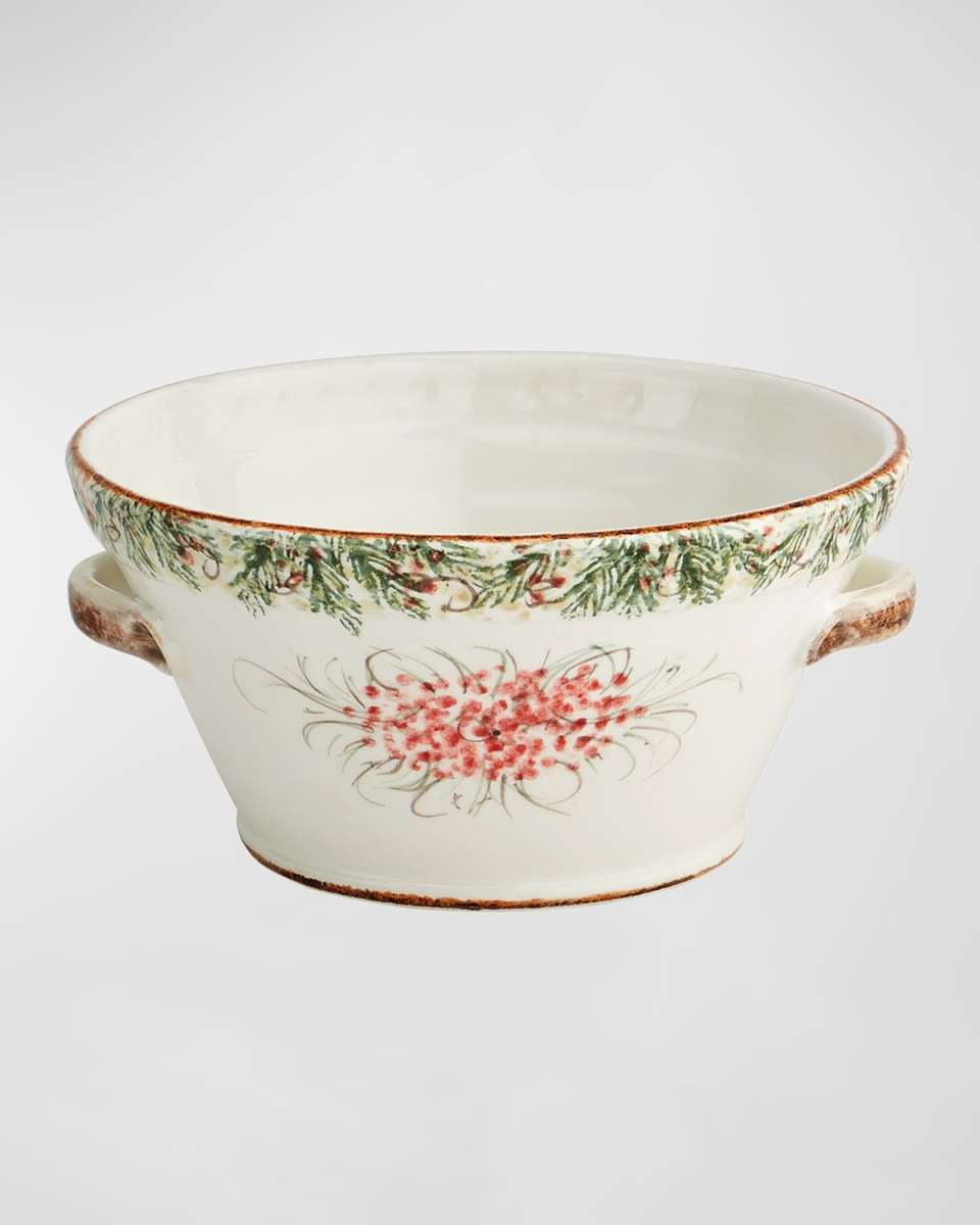 Natale Small Handled Bowl