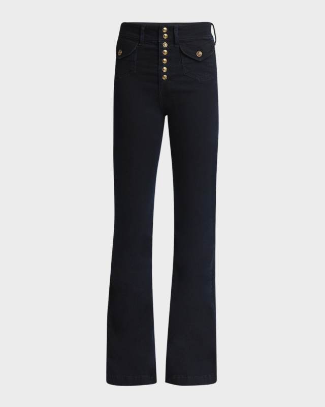 Mid-Rise Bootcut Jeans