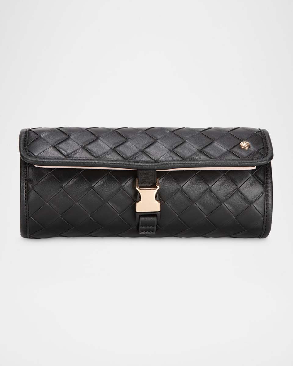 Belize Ashley Faux Leather Jewelry Roll