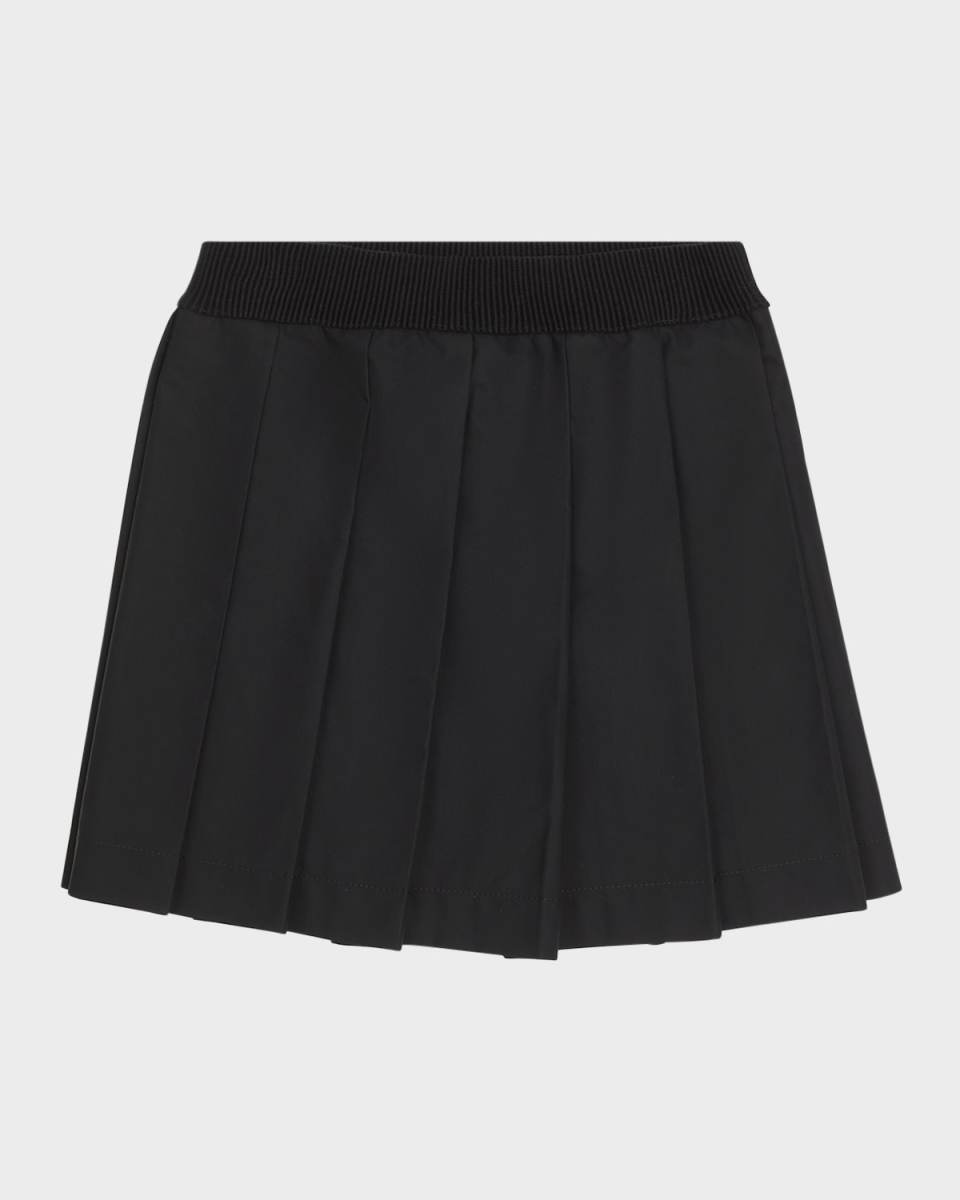 Girl's Logo Emblem Pleated Skirt, Size 4-