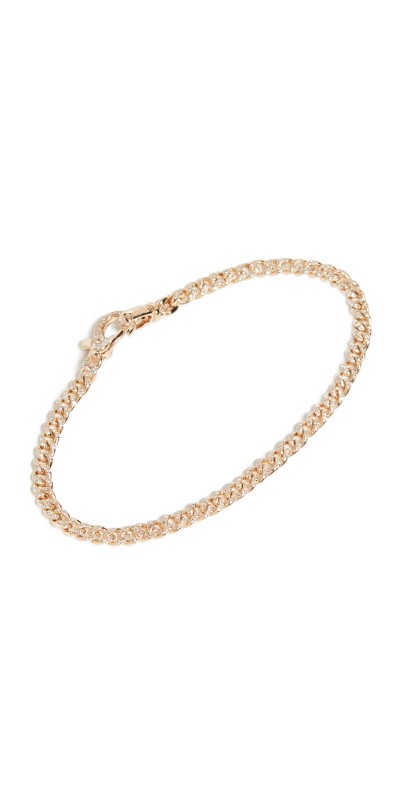 SHAY Baby Pave Link Bracelet Yellow Gold