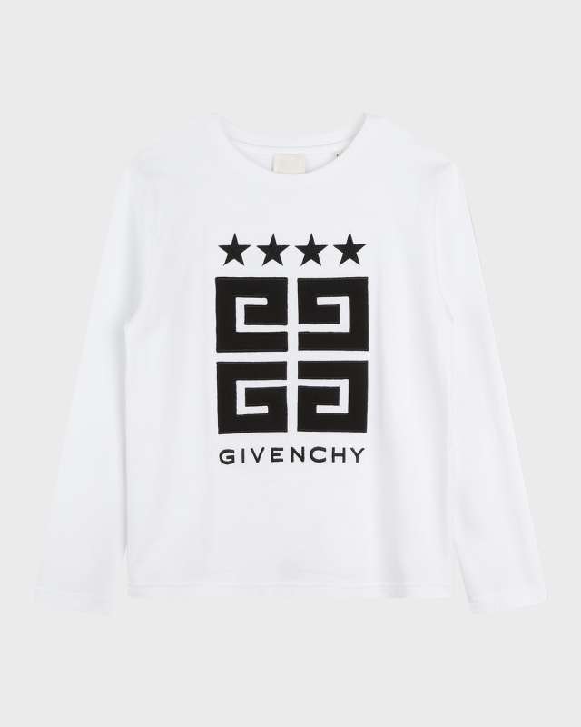 Boy's 4G Logo-Print T-Shirt, Size 8-14