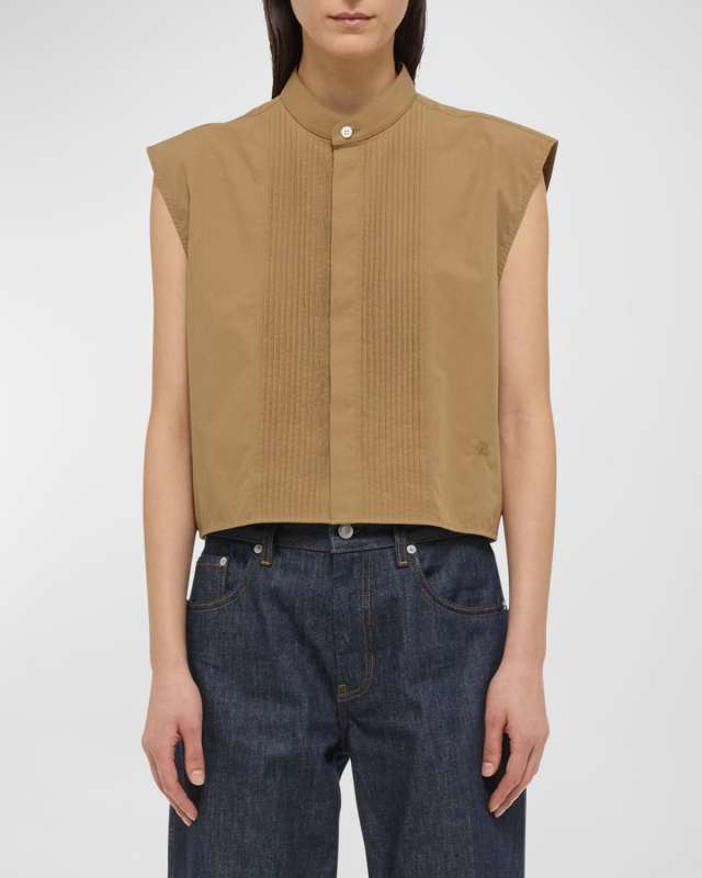 Sleeveless Tuxedo Bib
