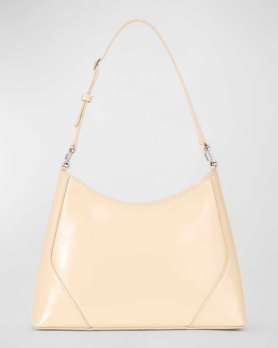 Linda Zip Leather Shoulder Bag