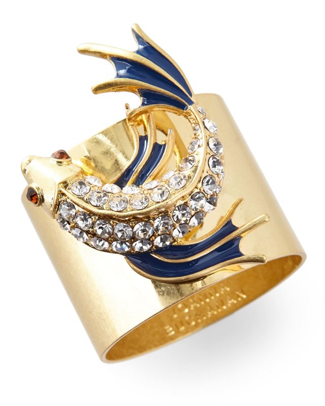 Koi Fish Napkin Rings, Set of 2