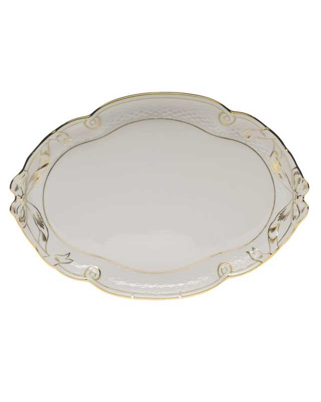 Golden Edge Ribbon Tray