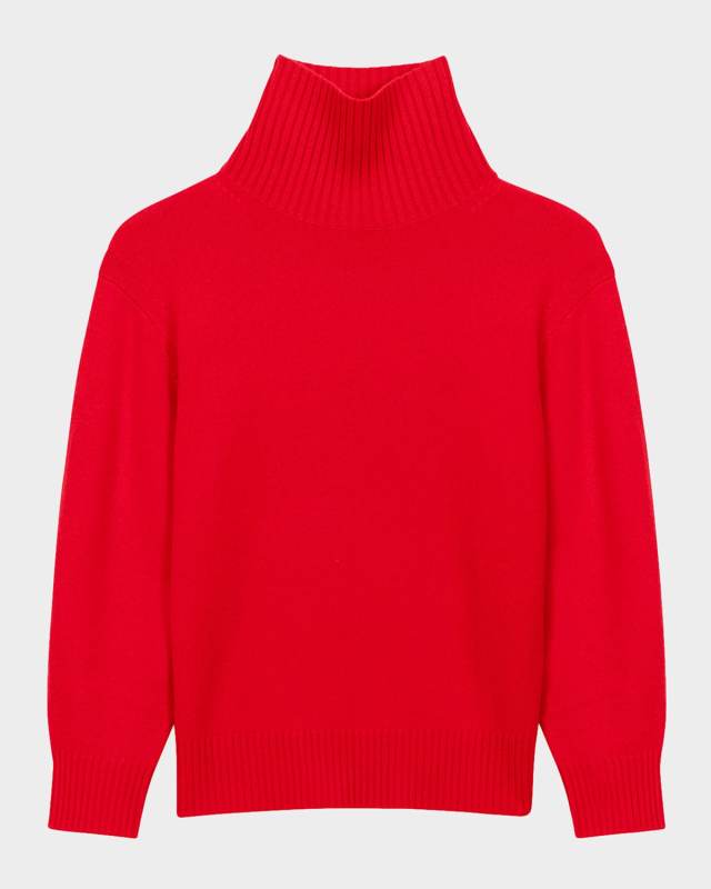 Megevina Cashmere-Blend Turtleneck Sweater