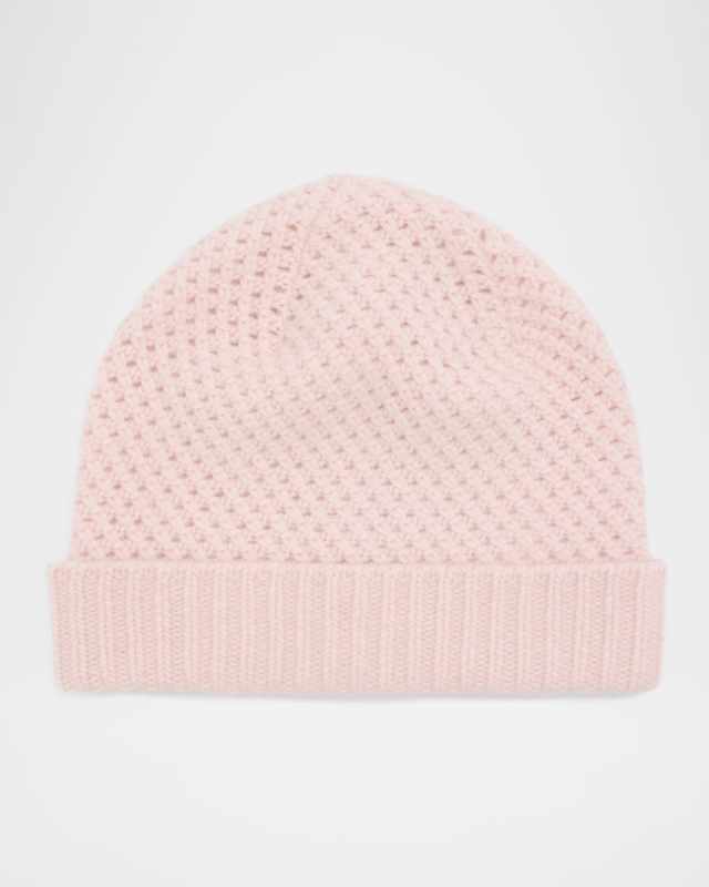 Cashmere Waffle Knit Beanie