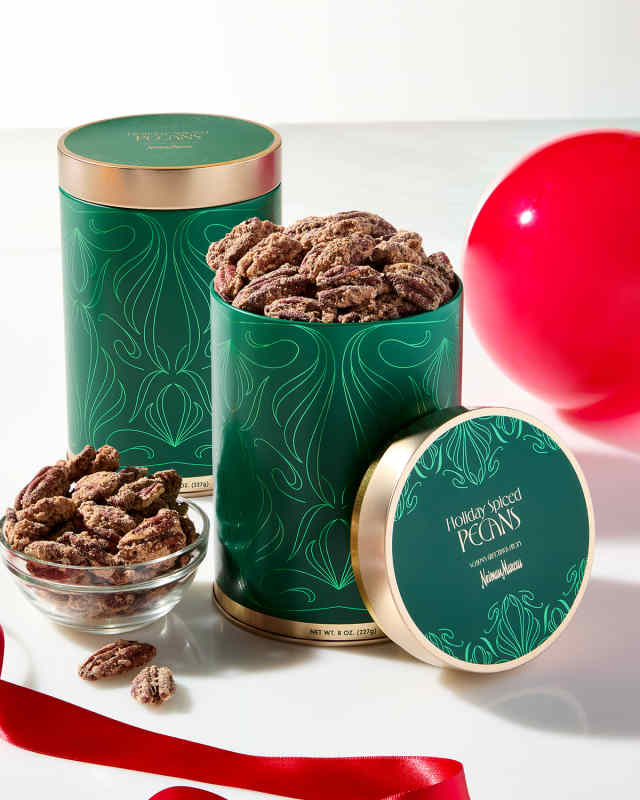 Holiday Spiced Pecan Tins, Set of 2