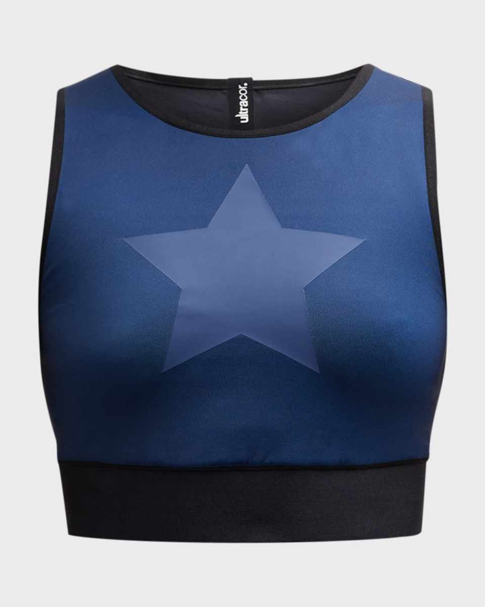 Lux Essential Star Knockout Level Crop Top