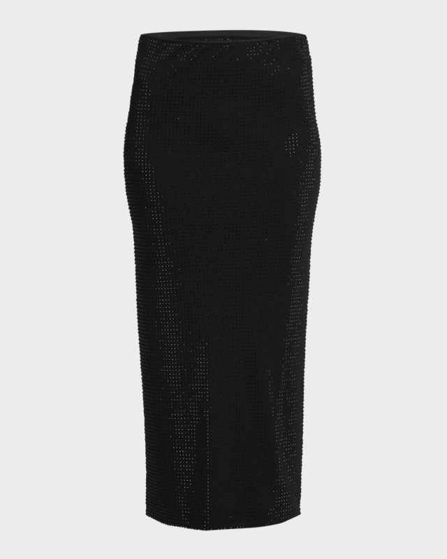 Crystal Strass Midi Skirt