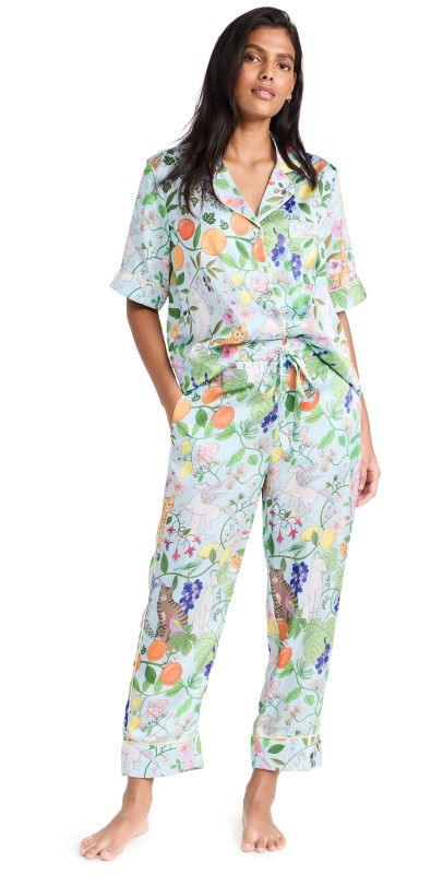 Karenabon Sculpture Garden PJ Set Blue