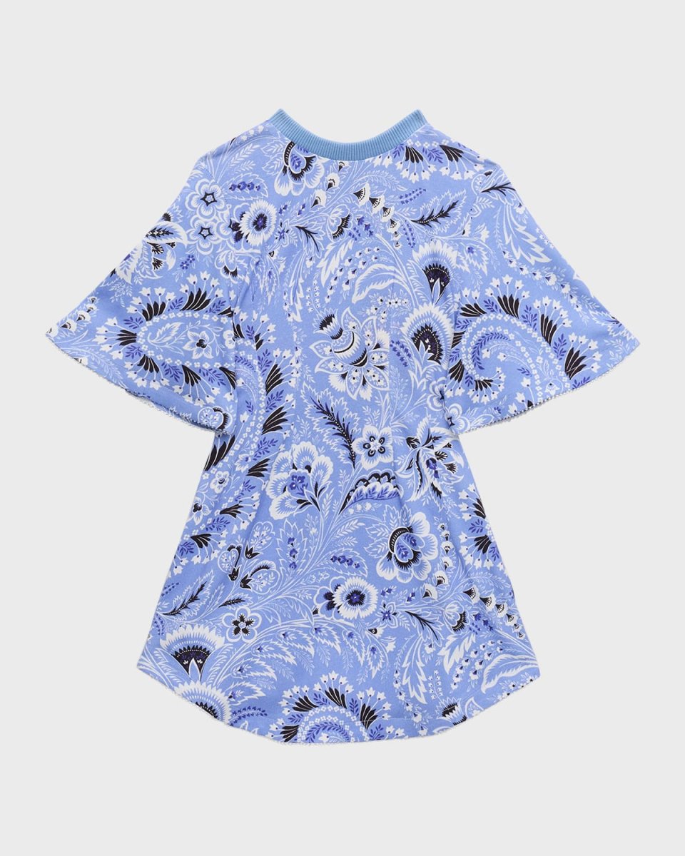 Girl's Floral & Paisley-Print Woven Dress, Size 4-