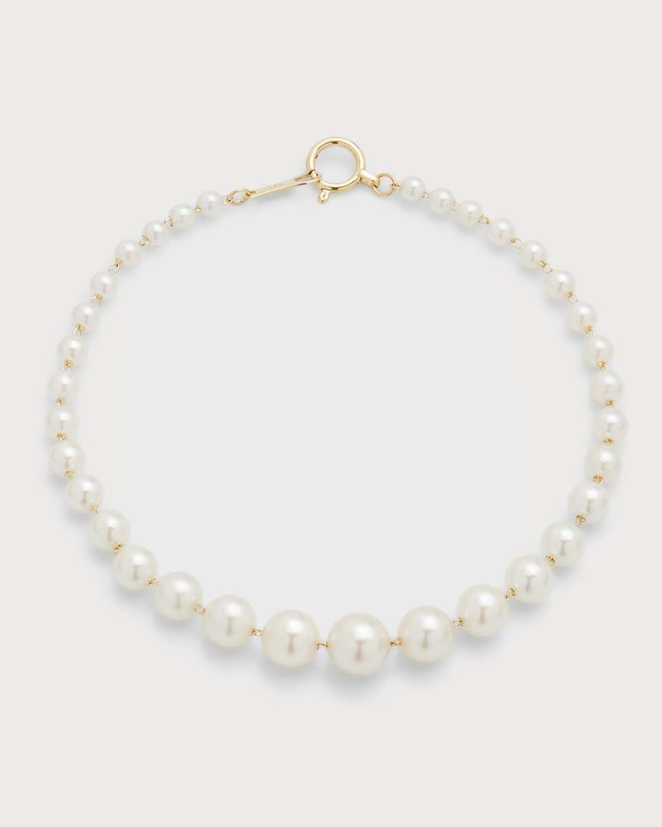 Graduated Akoya Pearl Bracelet
