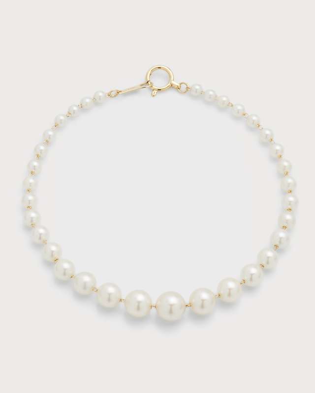 Graduated Akoya Pearl Bracelet