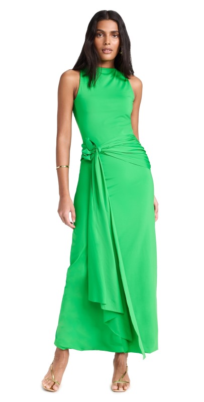 Maygel Coronel Tirso Dress Spring Green