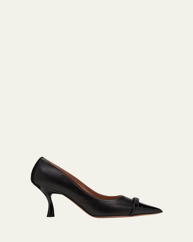 Beatrix Lambskin Bow Pumps