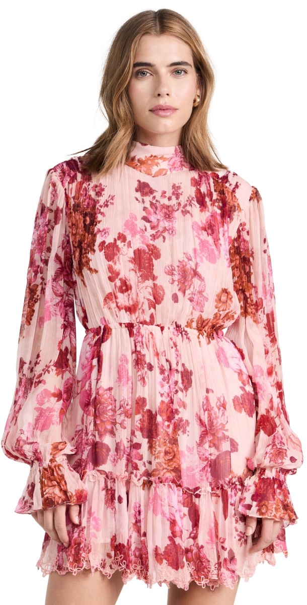 Hemant and Nandita Dali Short Dress Pink