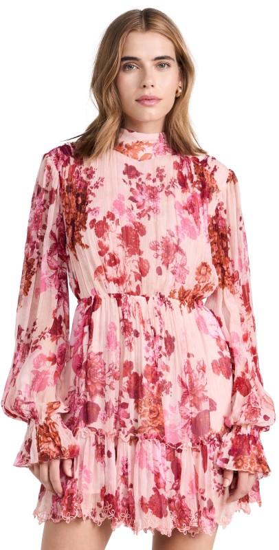 Hemant and Nandita Dali Short Dress Pink