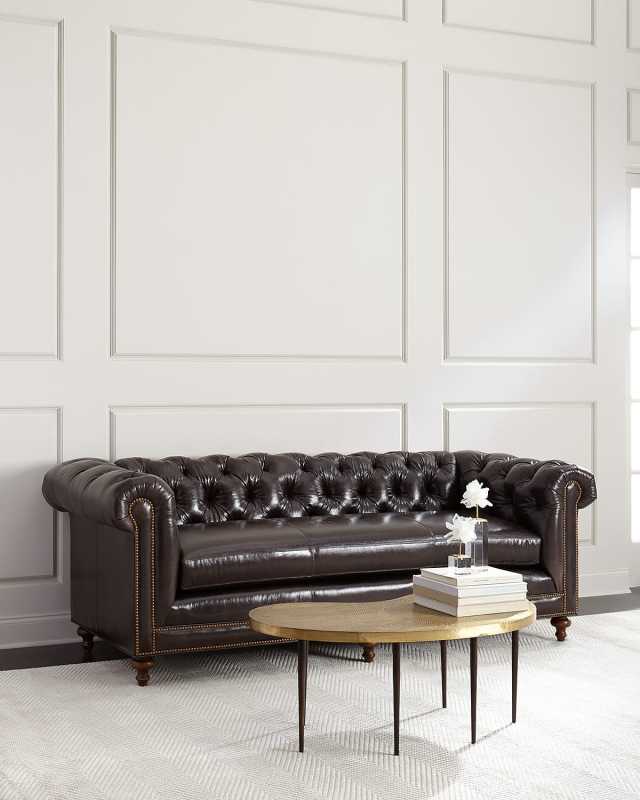 Davidson 94" Slab Seat Chesterfield Sofa