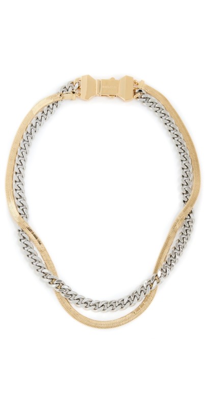 DEMARSON Nadine Necklace 12K Shiny Gold/Ir