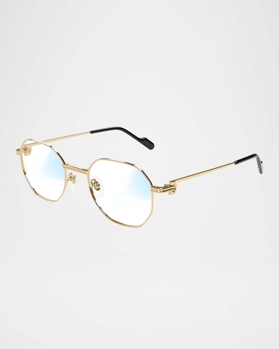 Round Photochromic Metal Sunglasses
