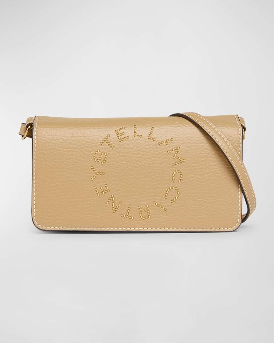 Mini Studded Logo Crossbody Bag